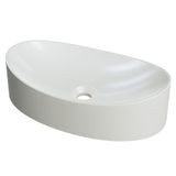 Cuba Pia Para Banheiro Oval Canoa 46cm Tânia C08 Bege Mpozenato