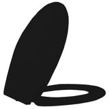 Assento Sanitário Universal Oval Premium Preto - Ap002 - Tupan Tupan