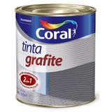 Tinta Grafite Sintética Fosca Escuro 900ml - Coral Coral