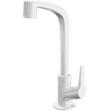 Torneira De Mesa Para Lavatório Bica Alta Flatt Branca 1195 F71 - 7110047 - Lorenzetti Lorenzetti