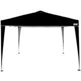 Tenda Gazebo X-flex Oxford Preta Para Praia E Jardim Dobrável Com Pés De Alumínio 3x3x2,5 Metros - 3576 - Mor Mor