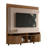 Estante Painel De Tv 65 Polegadas 183cm Jude Fendi-naturale - Pallazio