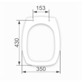 Assento Stylus Almofadado Branco - Tsl/k - Astra Astra