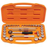 Maleta Com Soquetes E Acessórios 3/8" 33 Peças - 44819233 - Tramontina Tramontina Pro