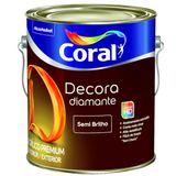 Tinta Decora Acrílica Premium Semi Brilho 3,6 Litros Branca - 5239390 - Coral Coral