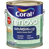 Epóxi À Base De Água Renova Azulejos &amp; Muito Mais Acetinado 3,6 Litros Branco - 5208360 - Coral Coral