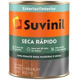 Tinta Esmalte Sintético Acetinado Seca Rápido 900ml Branco - 53703933 - Suvinil Suvinil