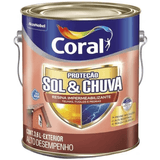 Resina Impermeabilizante De Proteção Contra Sol E Chuva Cerâmica Ônix 3,6 Litros - Coral Coral