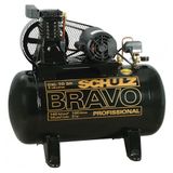 Compressor Csl 10 Br/100l 220/380v Trifásico Bravo Preto 2hp - 92178510 - Schulz Schulz