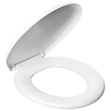Assento Sanitário Plástico Almofadado Clássico Branco - Pr1063-2 - Pincéis Atlas Pinceis Atlas