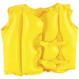 Colete Infantil Inflável Salva-vidas Amarelo 33x25cm Suporta Até 30 Kilos - 1822 - Mor Mor