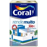 Tinta Acrílica Rende Muito Fosco 18 Litros - Coral Coral