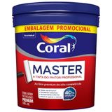 Tinta Acrílica Coral Master Branco 20 Litros - 5902215 - Coral Coral