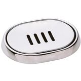 Saboneteira De Balcão Standard Cromada Oval - 3020 - Jackwal Jackwal