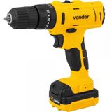 Parafusadeira Furadeira Com Impacto A Bateria Fonte Bivolt 12 Volts Pfv-120i - 60.01.120.100 - Vonder Vonder
