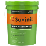 Tinta Acrílica Rende E Cobre Muito Fosco 20 Litros Branco - 50531049 - Suvinil Suvinil
