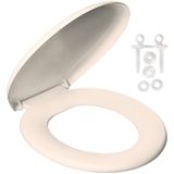 Assento Sanitário Plástico Almofadado Clássico Bege - Pr1063-6 - Pinceis Atlas Primafer