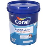 Tinta Acrílica Rende Muito Fosco 20 Litros Branca - 5266120 - Coral Coral