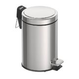 Lixeira Em Aço Inox Com Pedal 3 Litros - 94538103 - Tramontina Tramontina