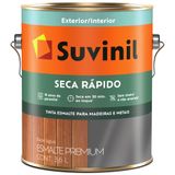 Tinta Esmalte Sintético Acetinado Seca Rápido 3.6 Litros Branco - 53700011 - Suvinil Suvinil