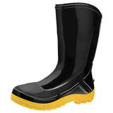 Bota Pvc Cano Médio Preta E Amarela Nº36 - 110vflexf-pra - Marluvas Marluvas