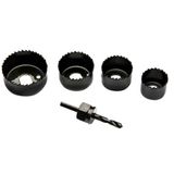 Kit De Serras Copo De Aço Cromado 32 A 54mm Com 5 Peças - 8734 - Brasfort Brasfort
