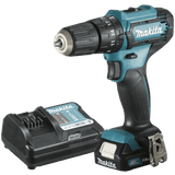 Parafusadeira Furadeira De Impacto A Bateria 12 Volts + Carregador - Hp333dwyx3 - Makita Makita