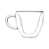 Xícara Coração Com Parede Dupla 280ml - D0896 - Dolce Home Dolce Home