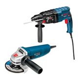 Combo Martelete Perfurador Rompedor - Gbh2-24 D + Esmerilhadeira Angular 220 Volts - Gws850 - Bosch Bosch
