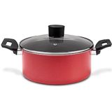 Caçarola Com Tampa Garlic 2,5 Litros Vermelha - 7001/359 - Brinox Brinox