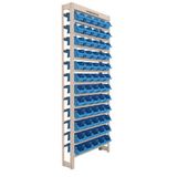 Kit Estante Gaveteiro Organizador 60/3 Azul - 93004 - Presto Presto
