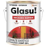 Tinta Esmalte Secagem Rápida Brilhante 3,6 Litros Branco Glasu- 53437129 - Suvinil Glasurit