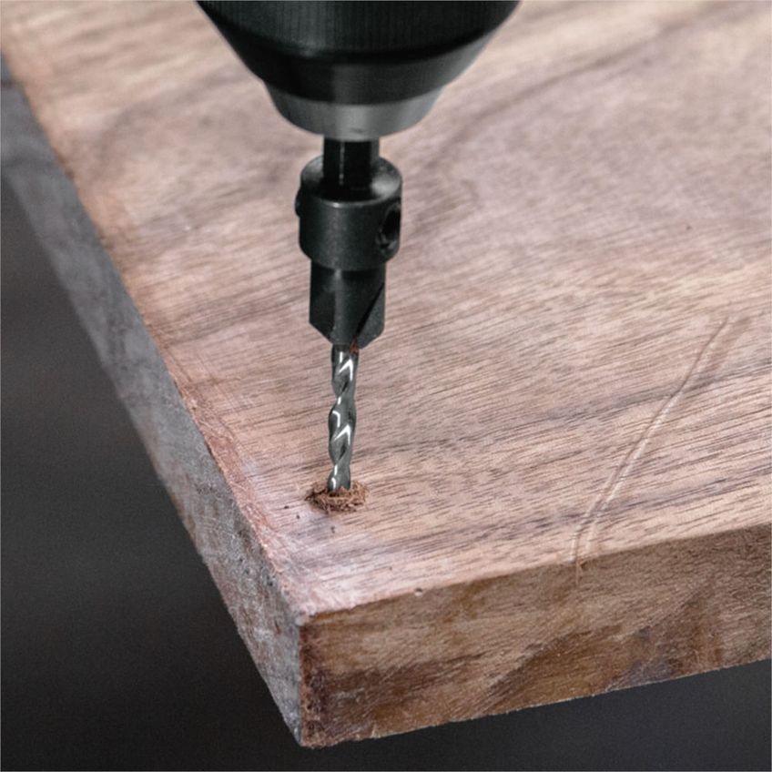 Broca Escareadora Para Parafusadeira N°10 Com Chave Hexagonal - A-99699 - Makita Makita - imagem 3