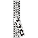 16 Placas De Alumínio Auto-adesiva 3.5x1.5cm 110 Volts - 100 Co - Sinalize Sinalize