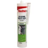 Silicone Acético Branco 260ml - 600690 - Fischer Fischer