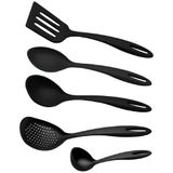 Jogo De Utensílios Ability Em Nylon Preto Com 5 Peças - 25199007 - Tramontina Tramontina
