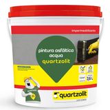 Pintura Asfáltica Acqua 3,6 Litros - 38010.03.34.056 - Quartzolit Quartzolit
