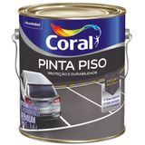 Tinta Acrílica Premium Para Piso Fosco Concreto 3,6 Litros - Coral Coral