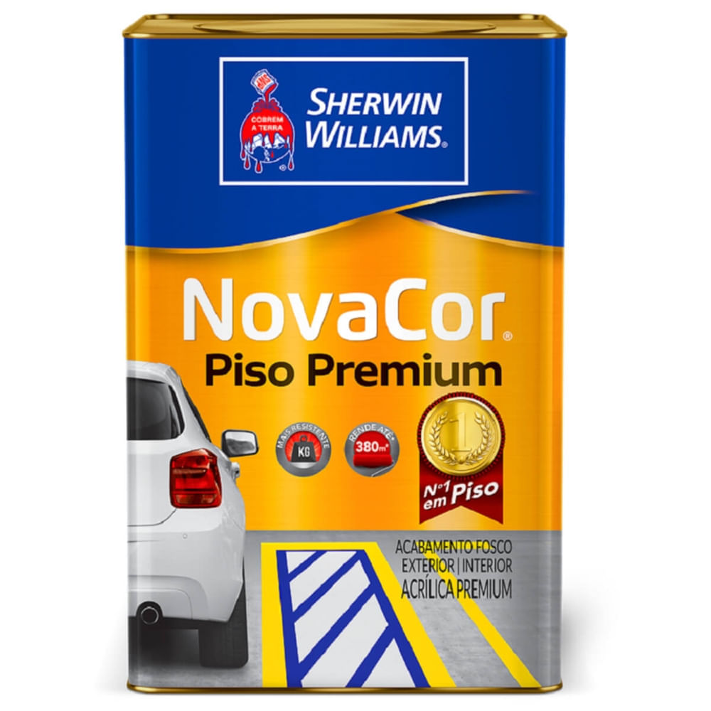 Tinta Novacor Para Demarcação De Piso Verde 18 Litros - 38088106 - Sherwin Williams Sherwin Williams