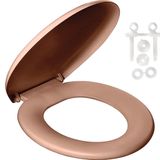 Assento Sanitário Plástico Almofadado Clássico Caramelo - Pr1063-1 - Pinceis Atlas Primafer