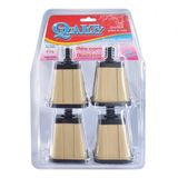 Pes P/fogao/geladeira Plastico Bege Qual - 10068 - Quality Quality