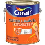 Tinta Acrílica Premium Super Lavável Antimanchas Branco 3,6 Litros - Coral Coral