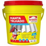 Manta Líquida Branca De Telhado 18 Kilos - 0032.00000.0018ba - Brasilit Brasilit