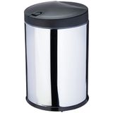 Lixeira Press De Inox Com Tampa Pp 4 Litros Preto - 3050/252 - Brinox Brinox