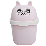 Lixeira Pequena De Mesa Animal Porco De 1,5 Litros - Por01 - Keita Keita
