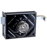 Fechadura Portão Preto Fosco F1500/100 - 012687 - Aliança Alianca