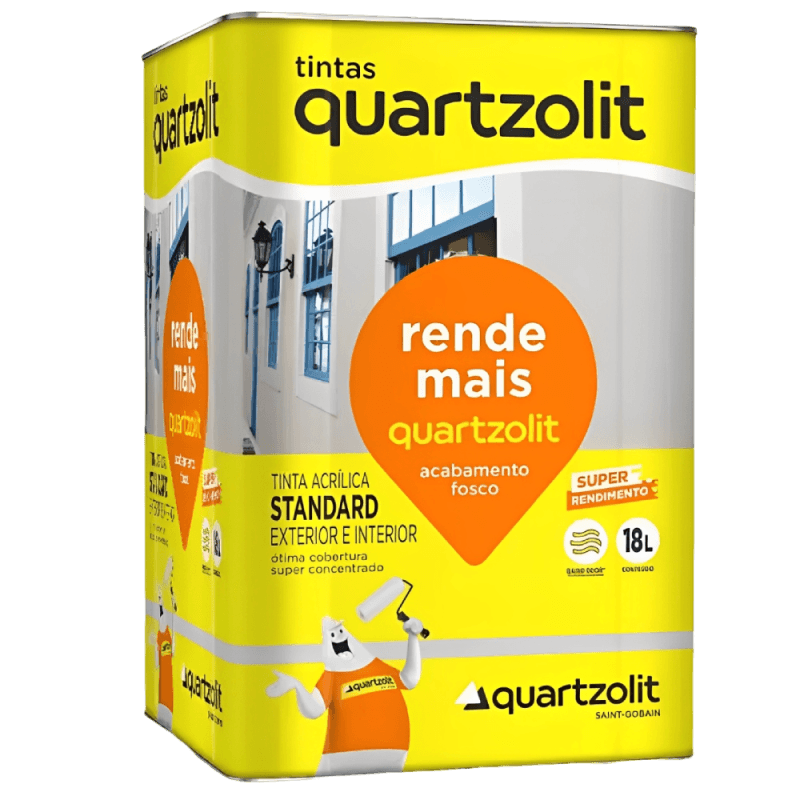 Tinta Rende Mais Standard 18l Camurca Quartzolit