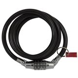 Cadeado Para Bicicleta Com Segredo 8mm X 1 Metro - 7017 - Brasfort Brasfort
