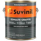 Tinta Esmalte Sintético Fosca Para Metais 3,6 Litros Grafite Escuro - 53404110 - Suvinil Suvinil
