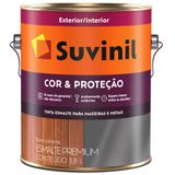 Tinta Esmalte Sintético Cor E Proteção Acetinado Para Madeira E Metal 3.6 Litros Gelo - 53384924 - Suvinil Suvinil